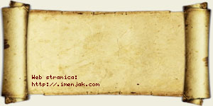 Jasmina Belović vizit kartica